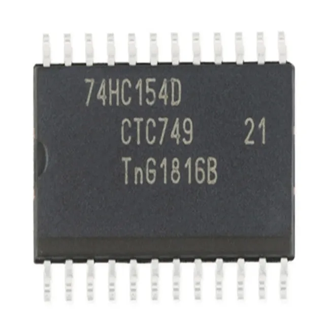 Новая блузка с открытыми плечами полка 74HC154D,653 SOIC-24 на возраст от 4 до 16 лет провода декодер/Мультиплексор