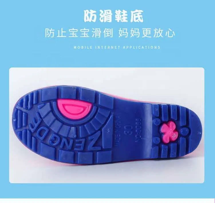 Hot Sale Wholesale On Sale China Plastic Design Your Own for Style Kids Pvc Rain Boots