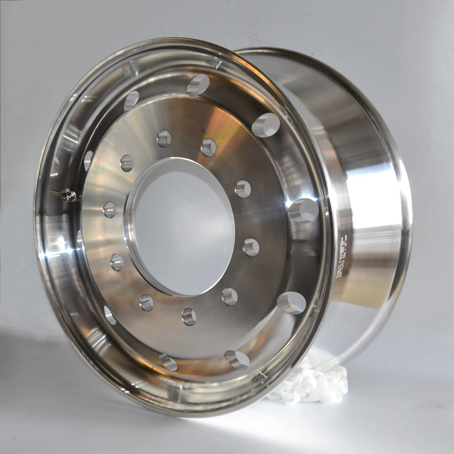 Jastoo 22.5*8.25 inch light truck and heavy truck forged alloy polished wheel and rims  used cast steel used Trailer Wheel