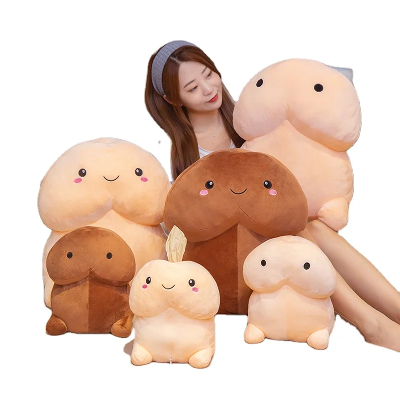 10-80cm LONG Cute Penis Plush Toys Pillow Sexy Soft Stuffed Funny Cushion Simulation Lovely Dolls Gift for Girlfriend