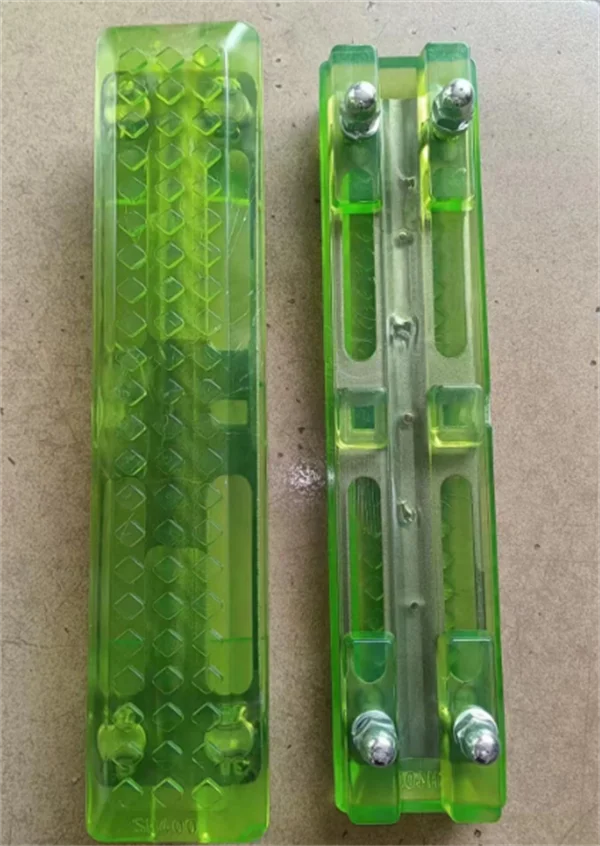 China Factory  300mm 500mm 600mm Green Excavator Rubber Track Pad  Excavator Rubber Shoes Oem Excavator Rubber Shoe