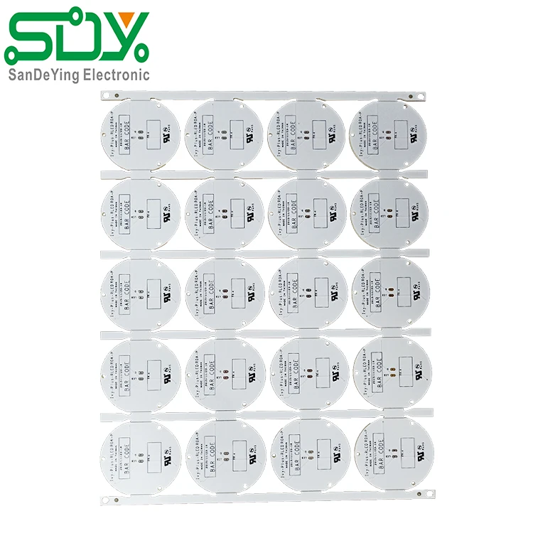 Аварийное освещение печатная плата круглая светодиодная алюминиевая печатная плата