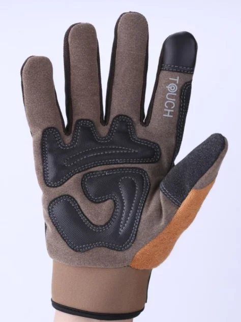 Touch Screen Mechanical Gloves Outdoor Sports Workout Full Finger Hand Protection