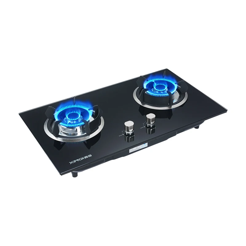 Tempered glass explosion-proof gas hob stove 2 burner gas stove stove wholesale gas cooker