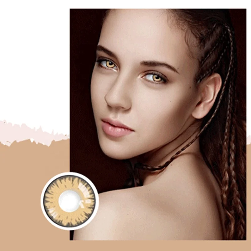 Korea Lenses Mesiru Brand Pattern Soft Contact Lens Crazy Halloween Anime Contact Cosplay Lens For Men Women