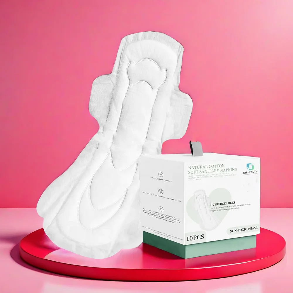 ECO Natural Health And Non-allergic Bamboo Fiber graphene Women Sanitary Napkins Pads