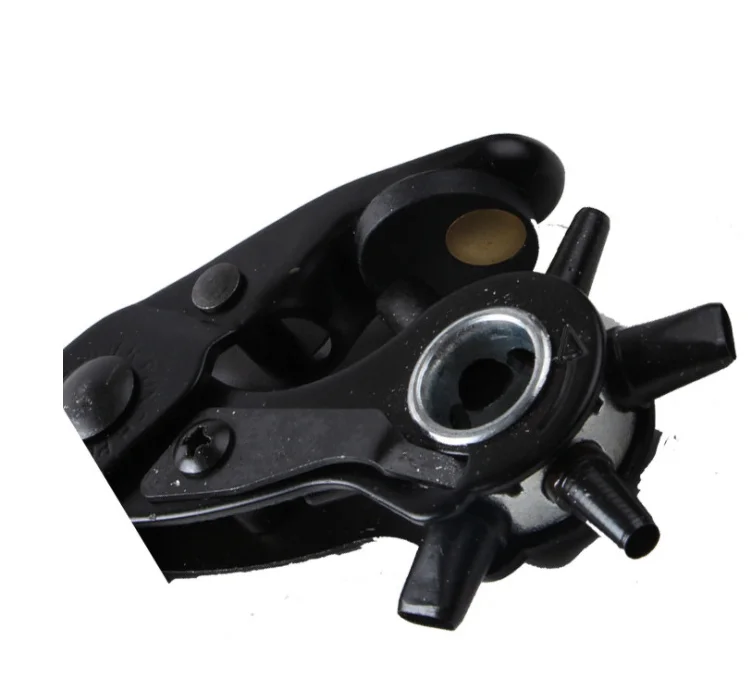 
High Quality Saving Power Six Size Leather Heavy Duty Office Paper Hole Puncher 