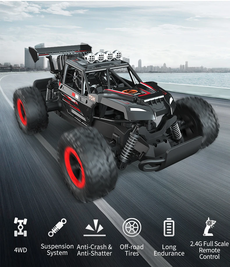 XUEREN JJRC Q102 4WD подъемный Радиоуправляемый автомобиль 2 4G внедорожник дистанционное управление гоночные трюки автомобили водонепроницаемые ударопрочные 36 км/ч модели