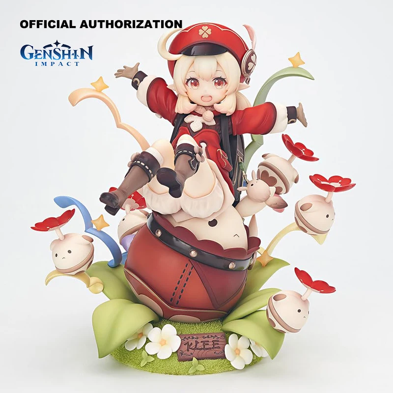 Authenticity guaranteed genshin impact figure popular anime game figurines spark knight klee 1/7 scale figure