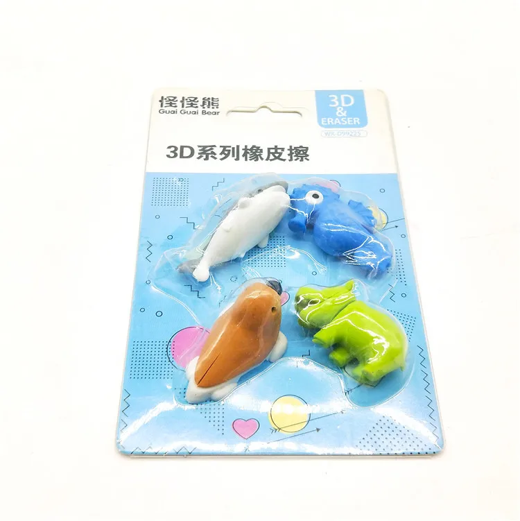 Top selling Low cost3D eraser  for  boys and girls