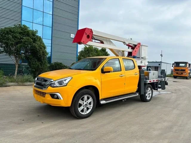 Best ISUZU Pickup 14-M aerial work Platform vehicle Insulated Bucket Truck high altitude work vehicle overhead working Truck