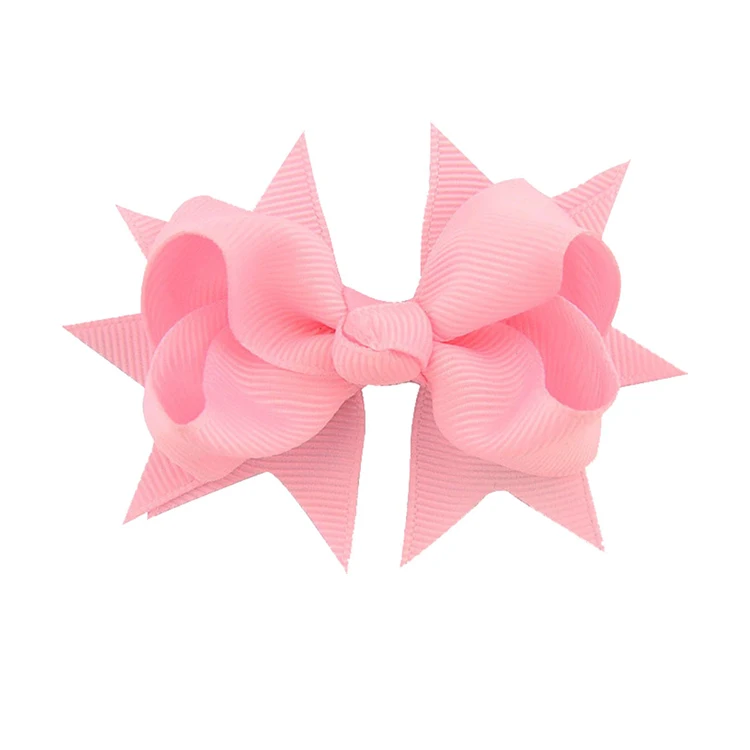 3 inch hair accessories for girls V cut tails baby clips for bangs