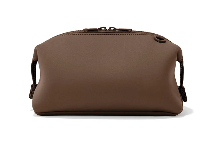 High Quality Neoprene Custom  Cosmetic Pouch with Removable Zipper Pouch Neoprene Makeup Bag
