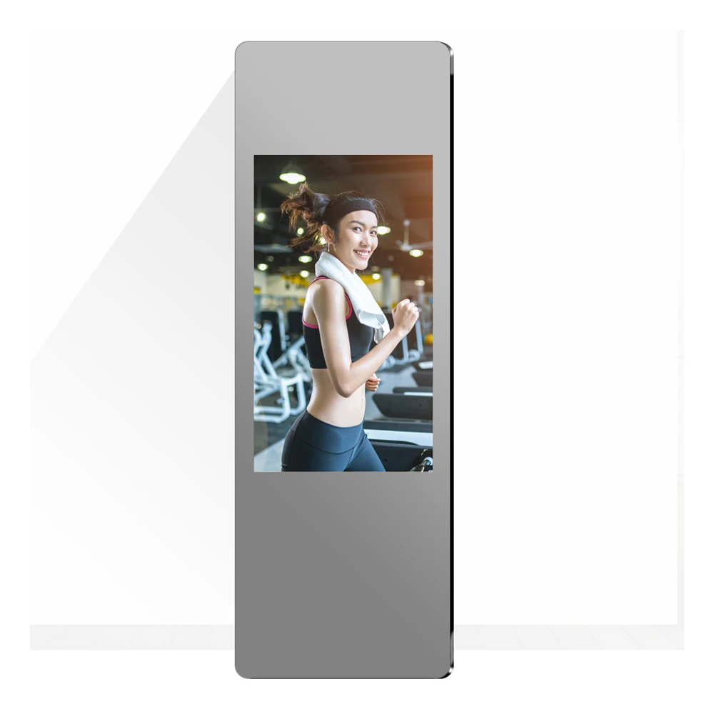 32/43 inch smart sport mirror Wholesale price fast shipping fitness teaching mirror touch screen for gym