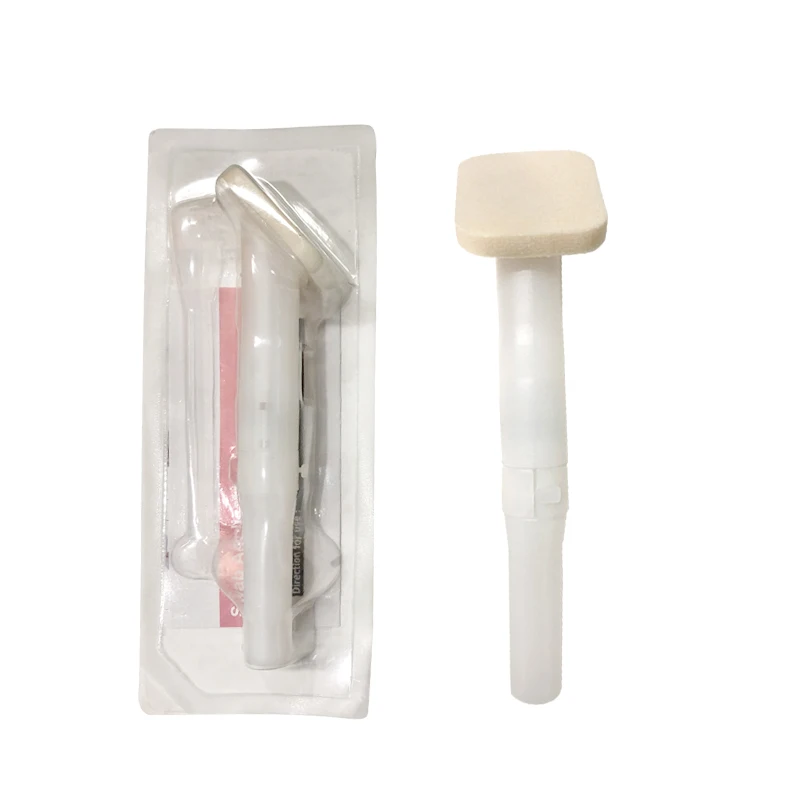 Hospital Surgical Use Skin Care 70% Isopropyl Alcohol Disinfection Disposable Medical Sponge Tip Applicator 10.5ml