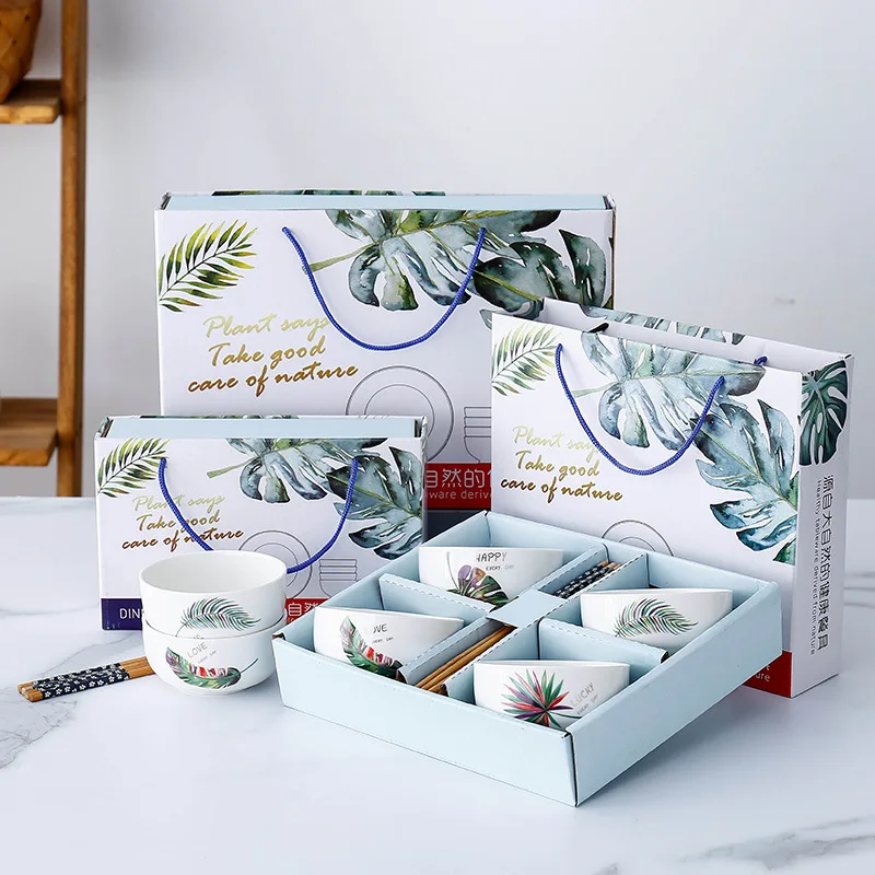 Kitchen Ware Luxury Tableware Khaki White Color Glaze Gold Cutlery Bowls Set Porcelain Dinner Set Plate Ceramic Dinnerware Set