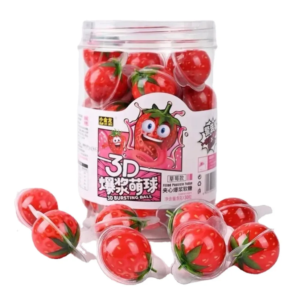 Net red 3D pop pulp sandwich jelly big eye planet gum