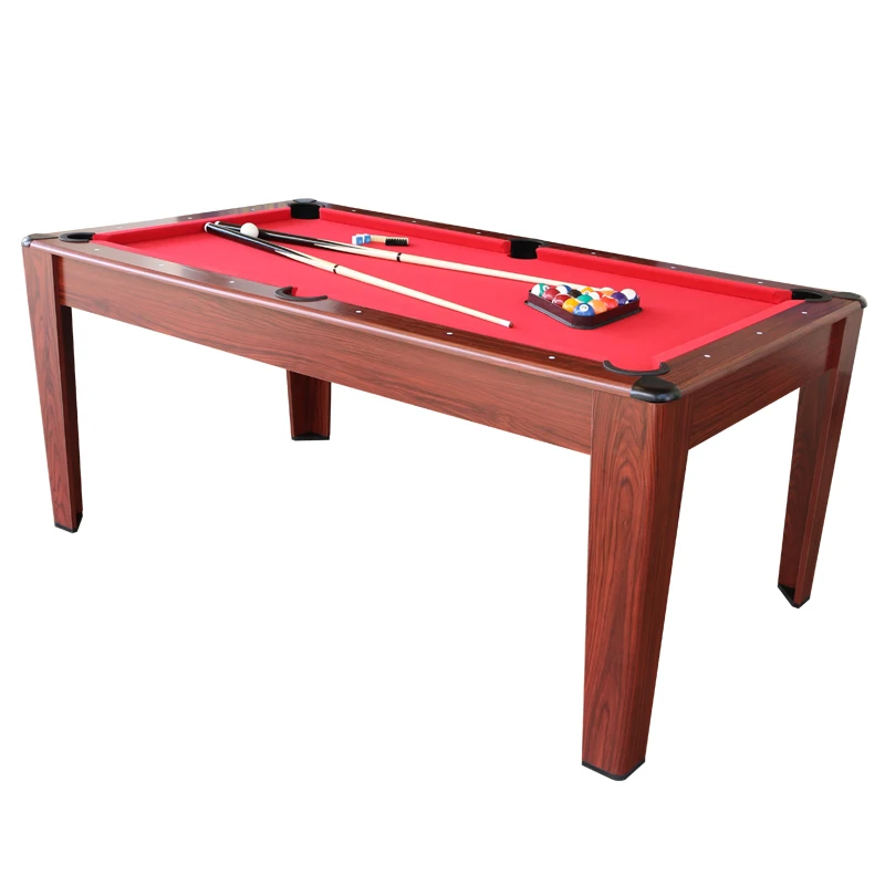 Factory wholesale custom 6ft indoor snooker table with MDF mat and PVC pocket for home office use Parent-child 9ft pool table