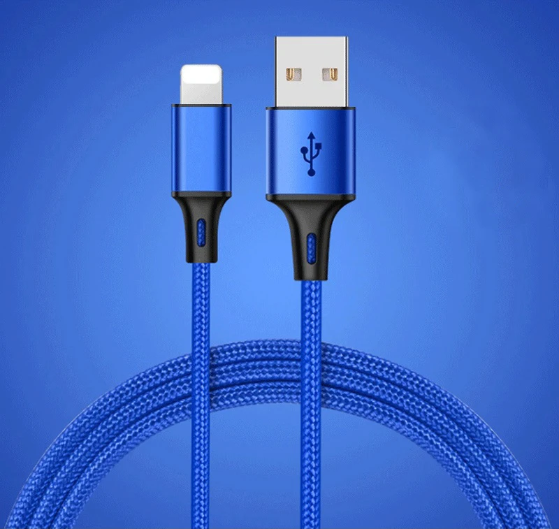 Nylon Braided USB Cable for iphone 8/8 plus / X/XS/XS MAX/XR/11