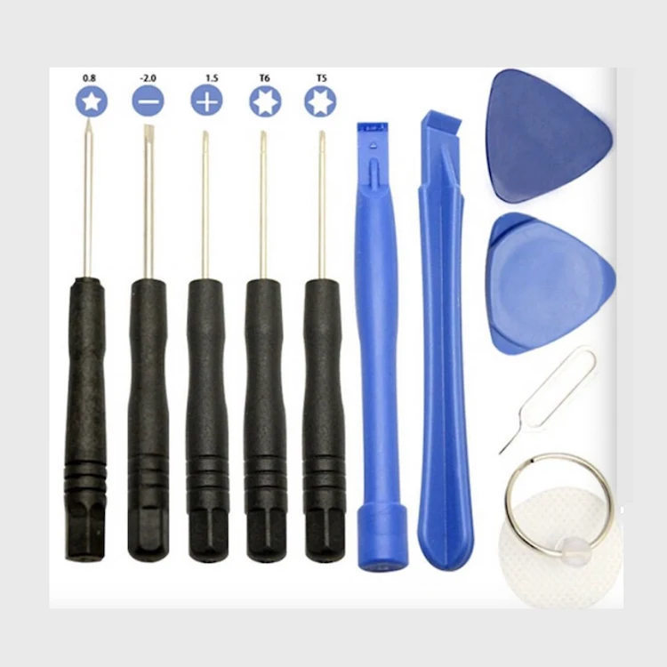 Smartphone Opening Pry Set Screwdriver Hand Tools 11 in 1 Disassemble Tools Mobile Phone Repair Tools Kit