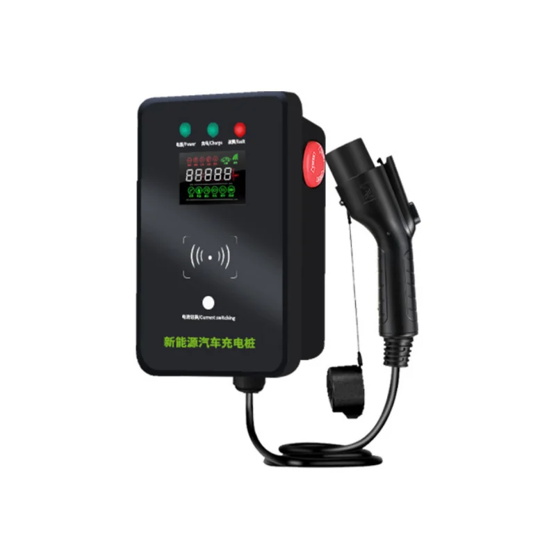 32a type 2 floor-mounted charging stations electric car charger station European IEC 62196-2 AC/AC 7KW EV Charger