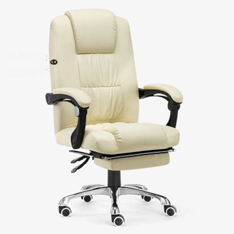 Swivel Executive ChairErgonomic Metal for Commercial Furniture Use Adjustable Leather  Office Chair