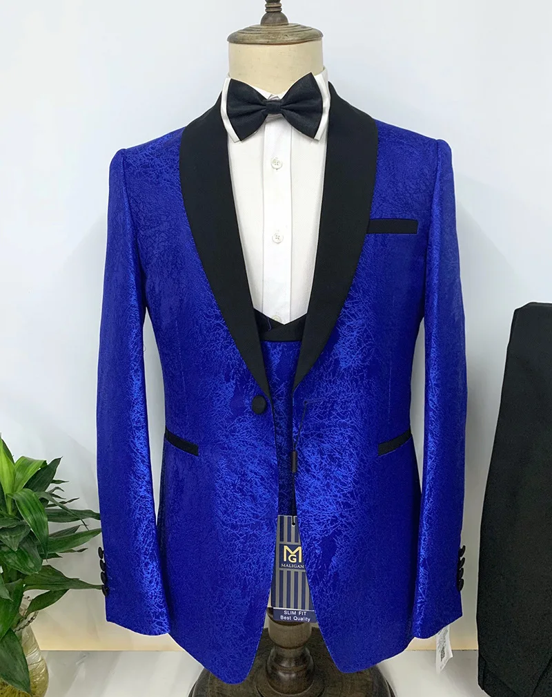 Готово к отправке мужской для свадьбы или выпускного бала костюм зеленого цвета приталенный смокинг нарядная мужская деловая формальная одежда спецодежда комплект из 3 предметов (куртка + штаны жилет)