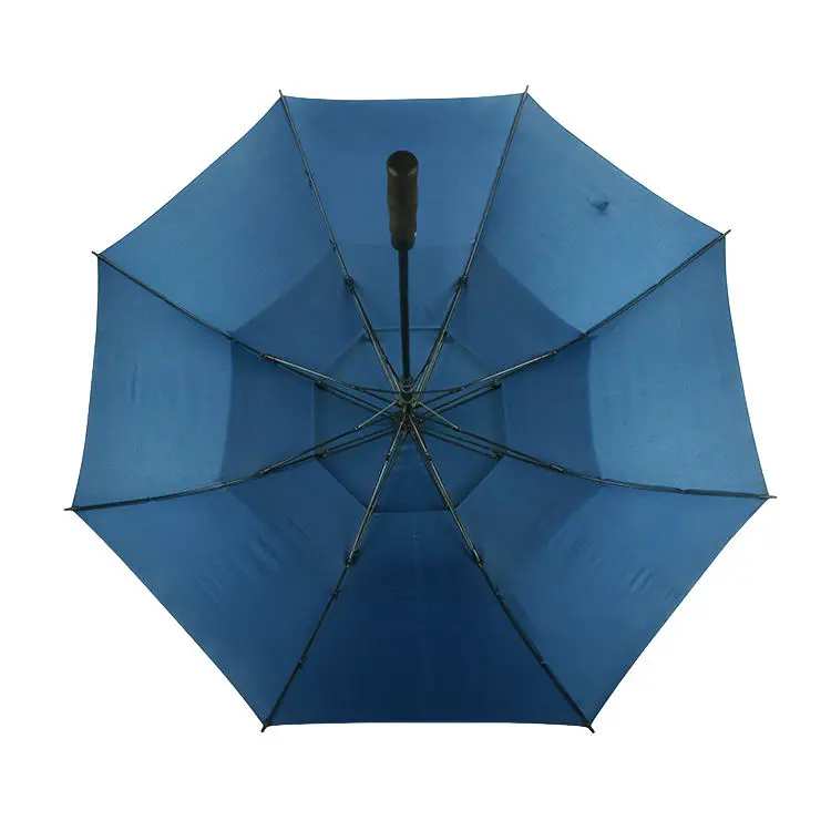 High Quality 30Inch 8K Stronger Windproof Double Layer Golf Umbrella Paraguas Automatico