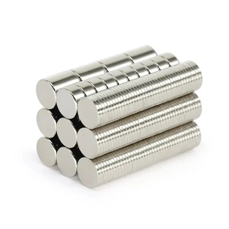 Factory Customized Neodymium Magnet Round N52 Strong Magnet Round for Motor Usage