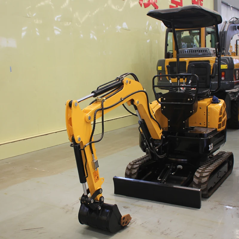 China Earth moving machinery mini excavator machine 1 ton 2 ton hydraulic digger excavator for sale