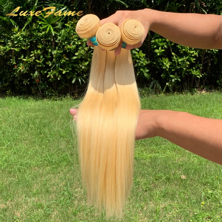 Excellent Quality 613 Blonde Hair Extension Curly Blonde Ponytail Human,Blonde 613 50 Inch,Colored Deep Wave Blonde Highlights