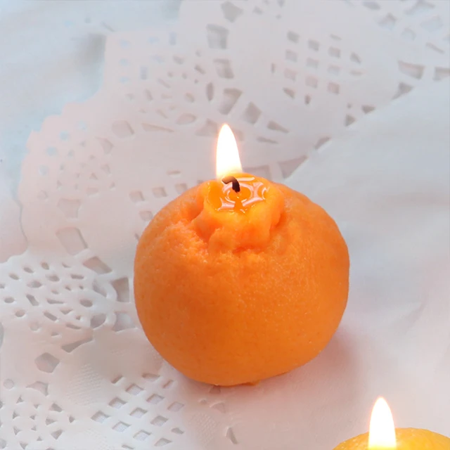 Частная этикетка длинный последний причудливый оранжевый фруктовый мандарин Роза Хлопок фитиль соевый воск Подарочная коробка ароматические свечи с упаковкой