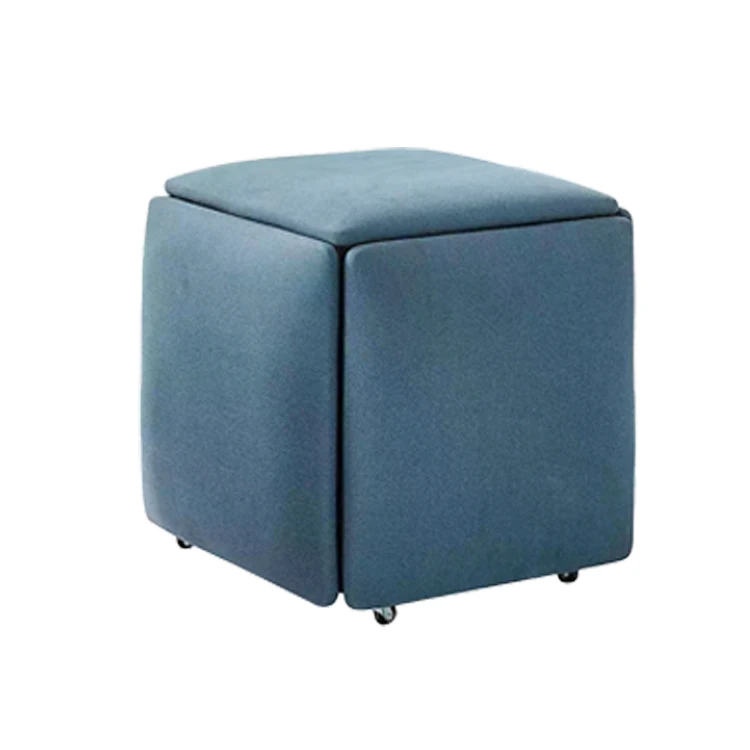 Factory Direct Price Cheap Stool Folding Stool  White Time Living Room Magic Cube Stool Chair
