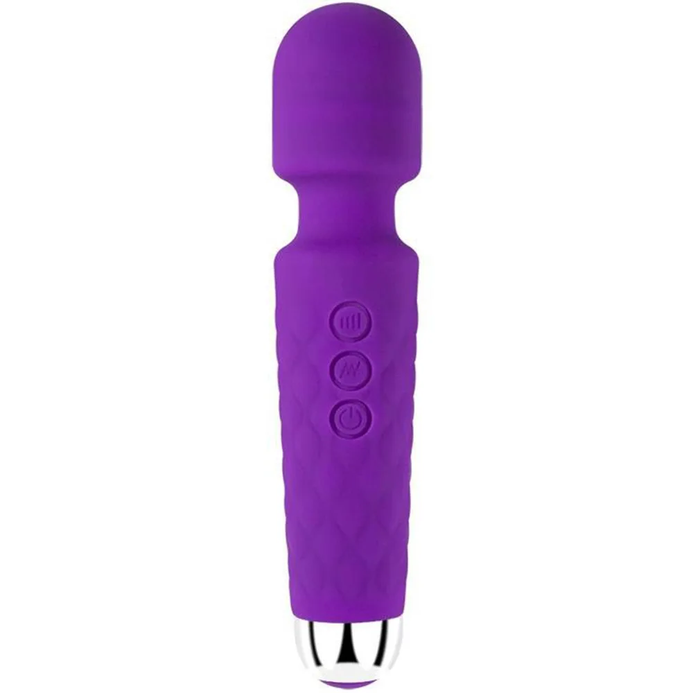 2024  Hot Sale USB Charging Powerful Vibrating AV Bar 20 Frequency 8 Speed Waterproof Masturbation Vibrator for Female
