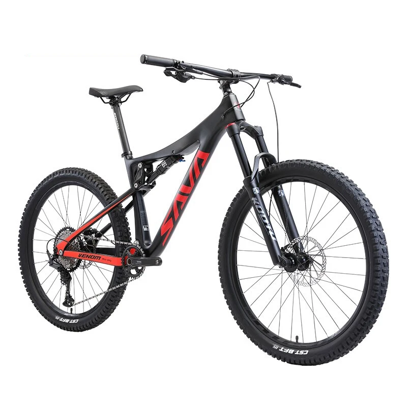 Dual Suspension Bike soft tail mountain bike carbon fibre frame  27.5 29 inch XC DH Bicycle Double Shock Absorber