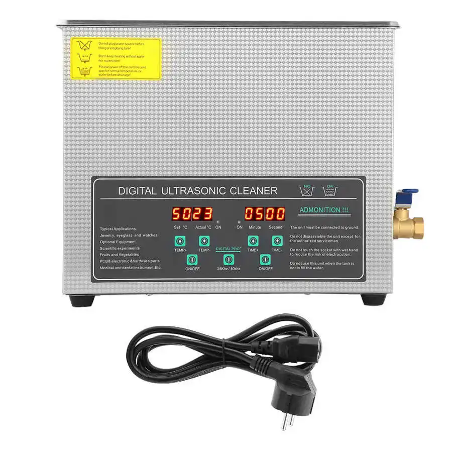 6L Digital Ultrasonic cleaner  ultrasonic washing machine injector cleaning machine