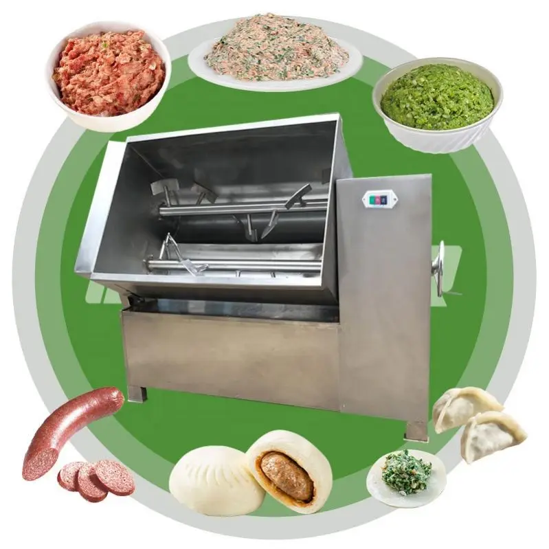 Commercial vegetable meat seasoning mixer Meat stuffing mixing machine 50kg 100kg 150kg food mixing and filling machine