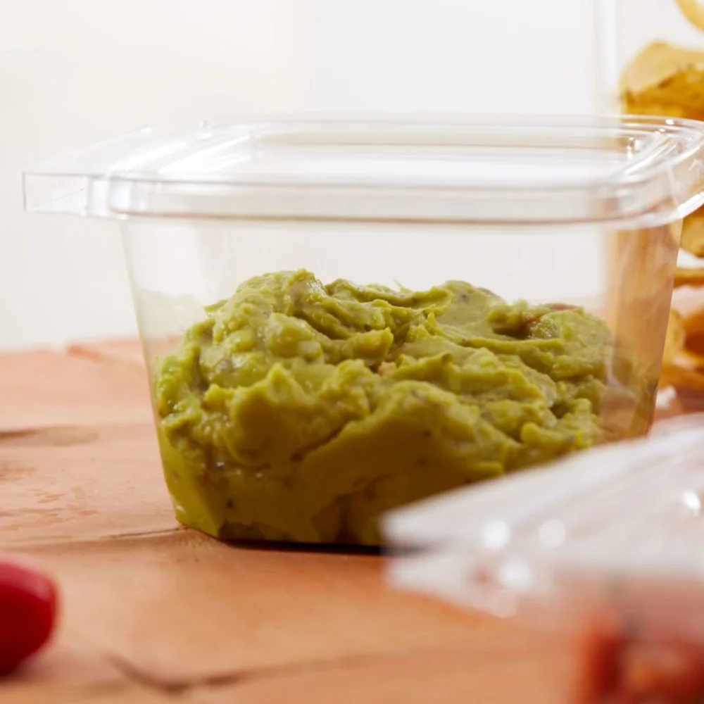 Plastic takeaway disposable containers with lids for food Custom clear food box for bakery