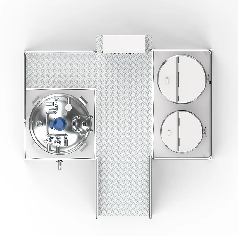 ZT-1T/1000L Fixed PLC Vacuum Emulsifying Machine, for Cosmetics Cream Ointment Mixer Equipment Shampoo Detergent Mixing Machine