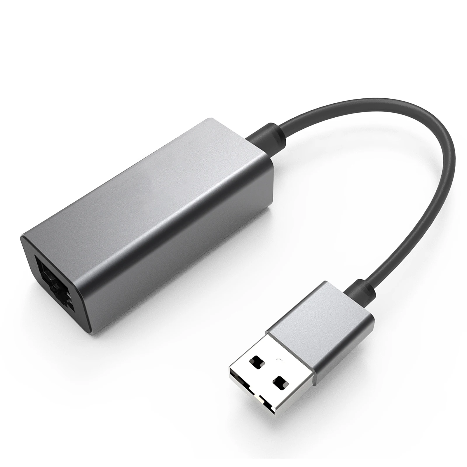 High quality wide compatibility USB A to Ethernet RJ45 Adapter USB Lan for Laptops MacBook Surface macOS Windows Linux