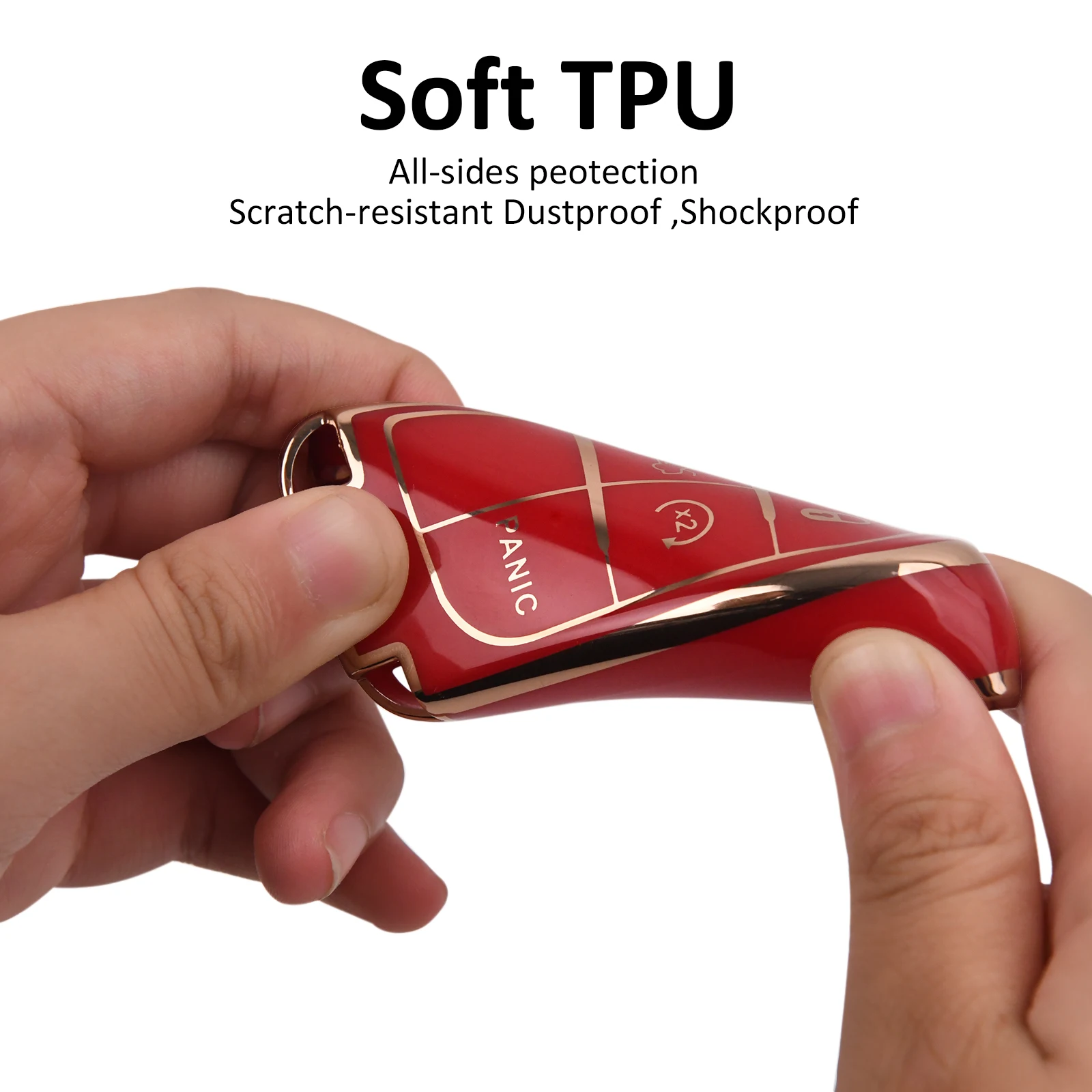 New Design Keyway With Logo Cover Available For Wholesale Fashionable Design Automotive Interior Smart   Jeep Car key Cover