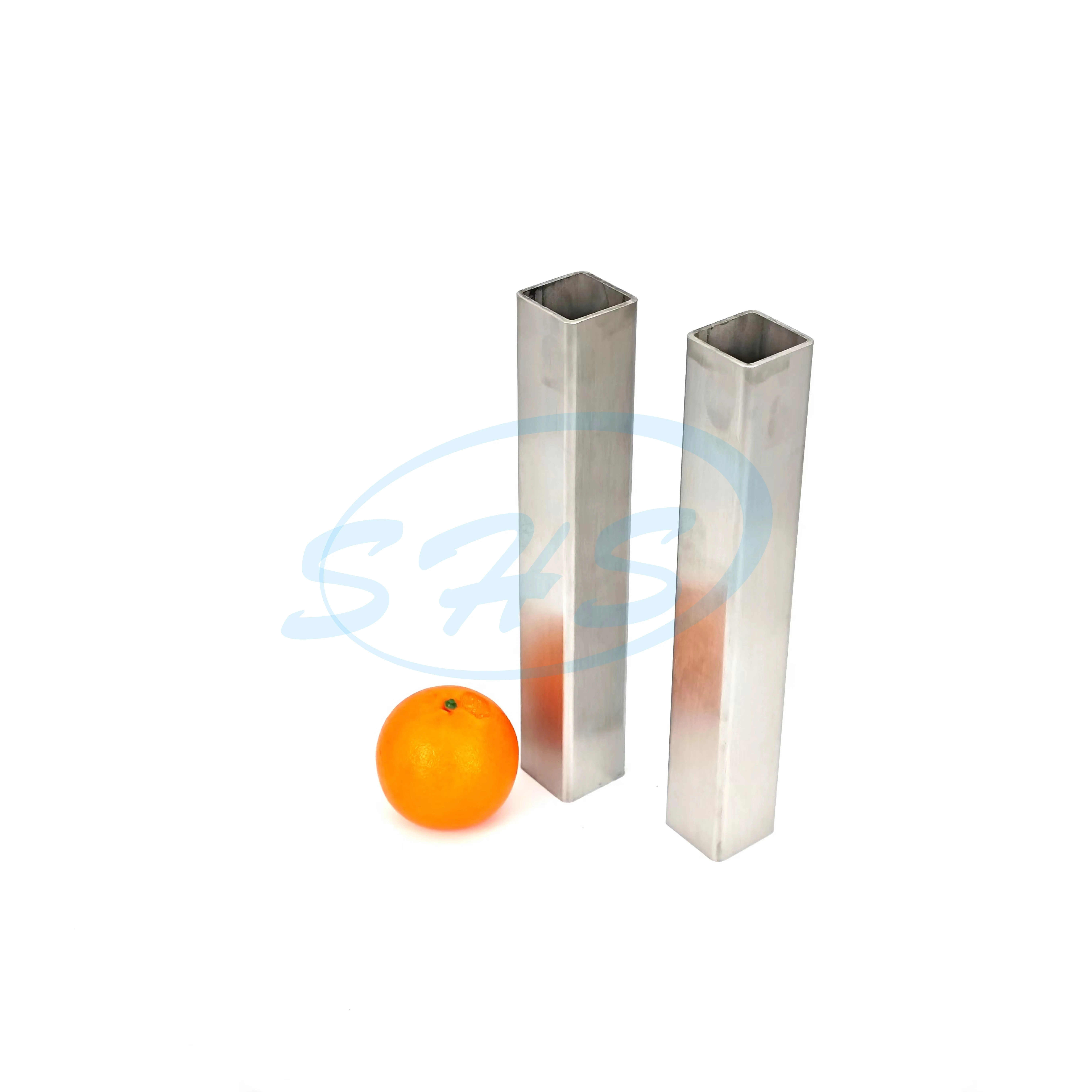 China SS 304 316L stainless steel square pipe square hollow section with hairline surface for balustrade handrail  construction