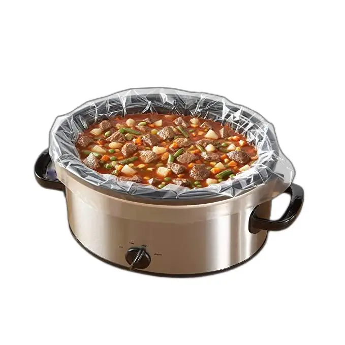 Slow Cooker Liners Kitchen Disposable Cooking Bags BPA Free for Oval or Round Pot Large Size food seafood boil bags