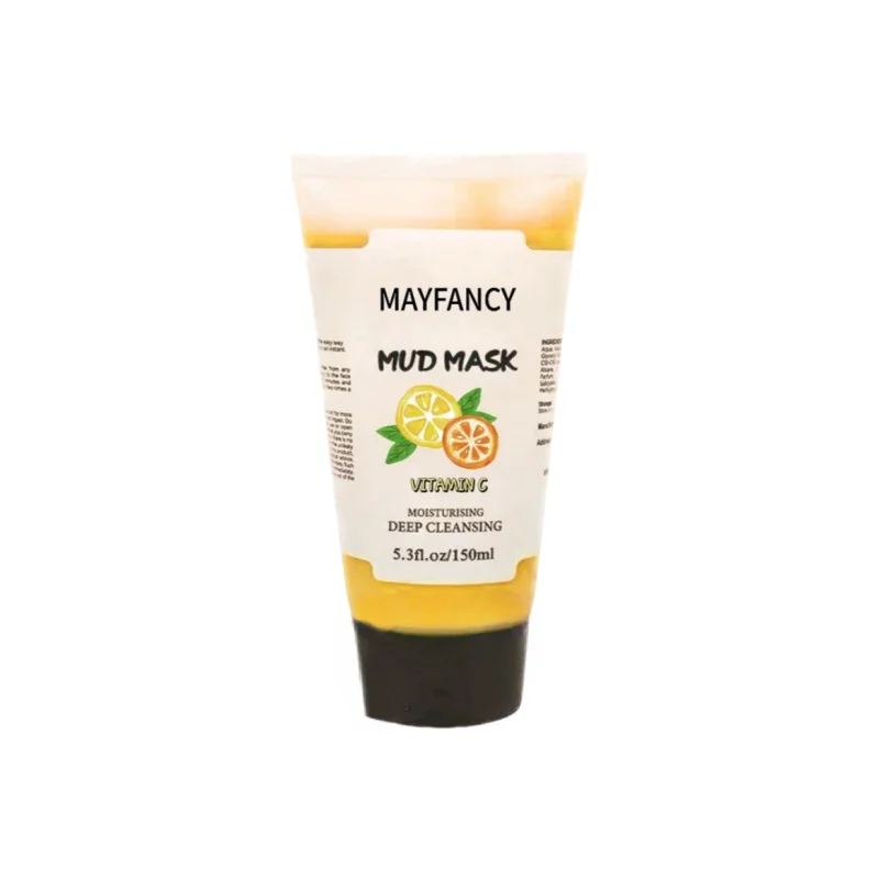 Customized Facial Body Mask Bentonite Clay Turmeric Vitamin C Anti-Acne Exfoliating Bentonite Clay Mud Mask Face Body
