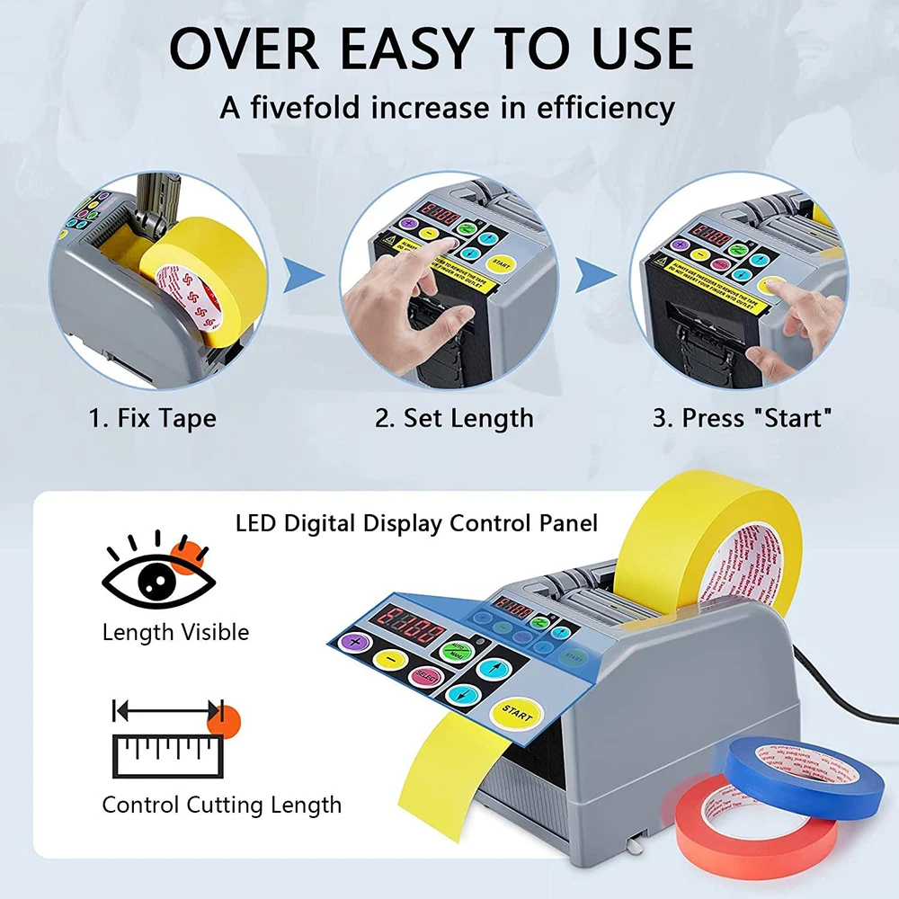 wholesale automatic auto tape sticker dispenser cut electric adhesive machine