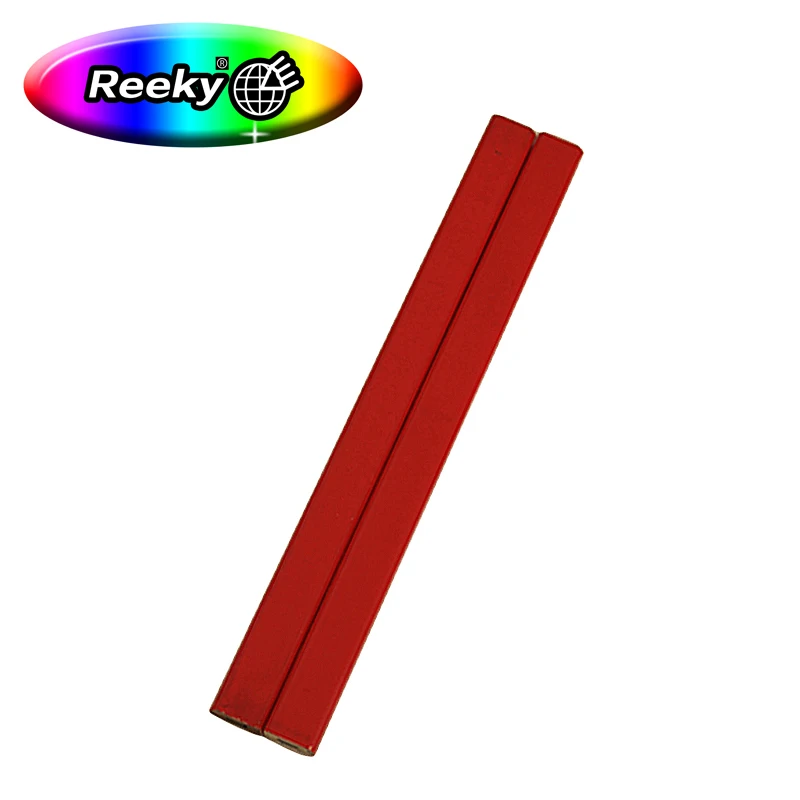 CARPENTER PENCIL, UNSHARPENED ,PAINTED Multiple colors ,Octagonal, oval, waist drum