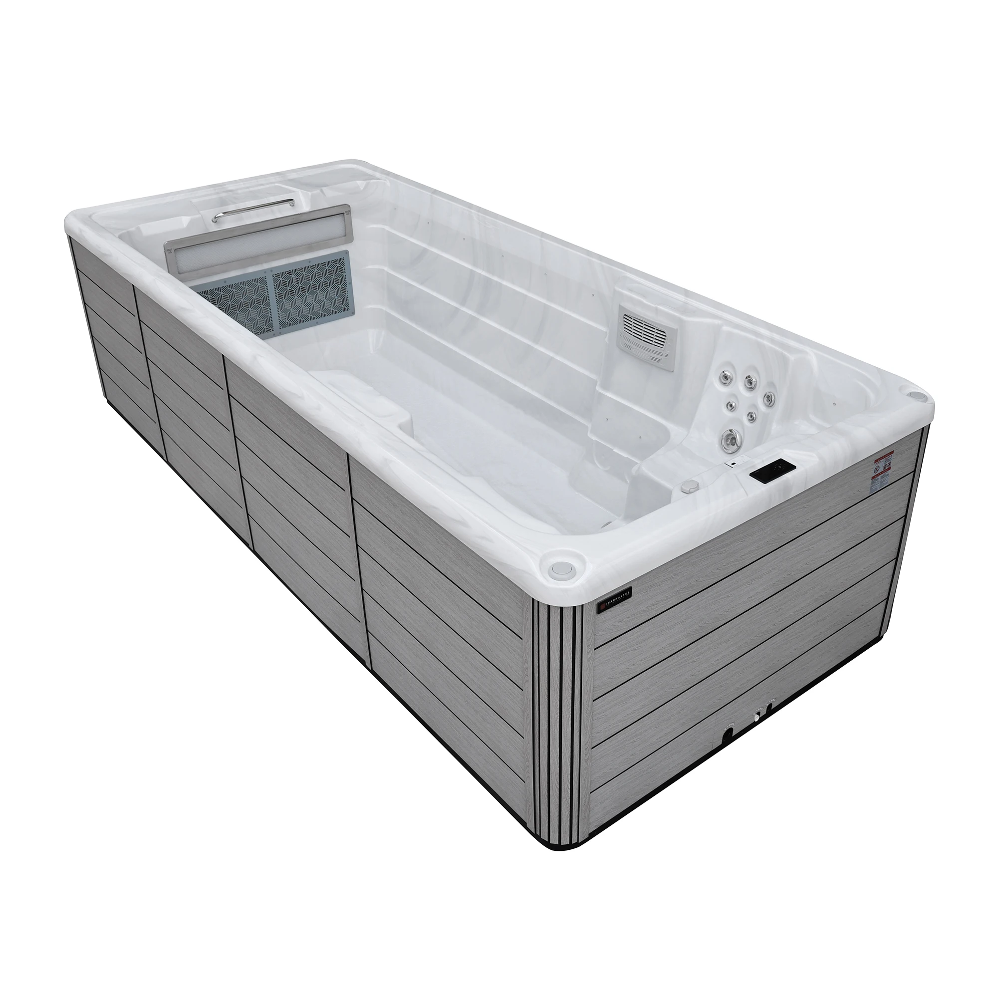 Luxury 2 Person Swimming Spa Outdoor Pool Tub Double Impeller Pool Machine