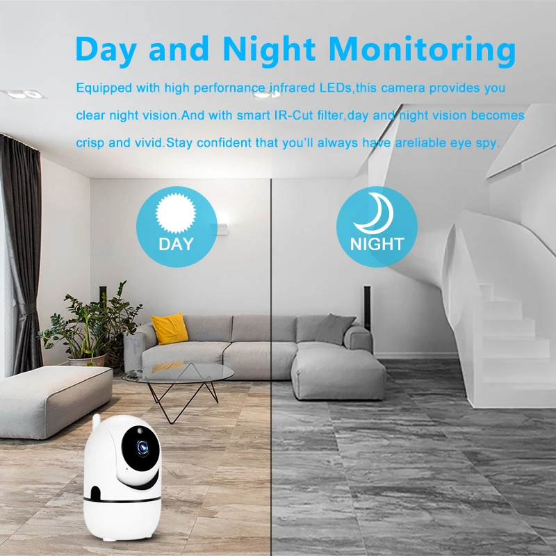  Автоматическое отслеживание беспроводной WIFI CCTV камера интеллектуальное автоматическое PTZ для домашней безопасности Авто трек-камера беспроводная