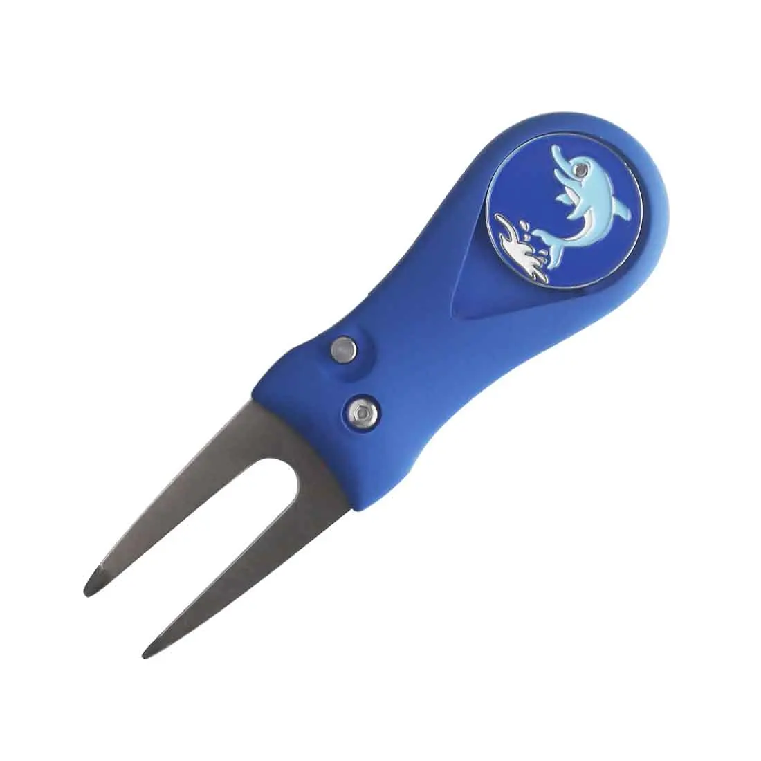 Custom Foldable Retractable Switchable Golf Divot Repair Tool Golf Pitch Fork Divot Tool