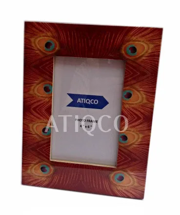 Blue Rajasthani Style Wooden Photo Frame Hand Painted Indian Design | Return Gift Picture Frames
